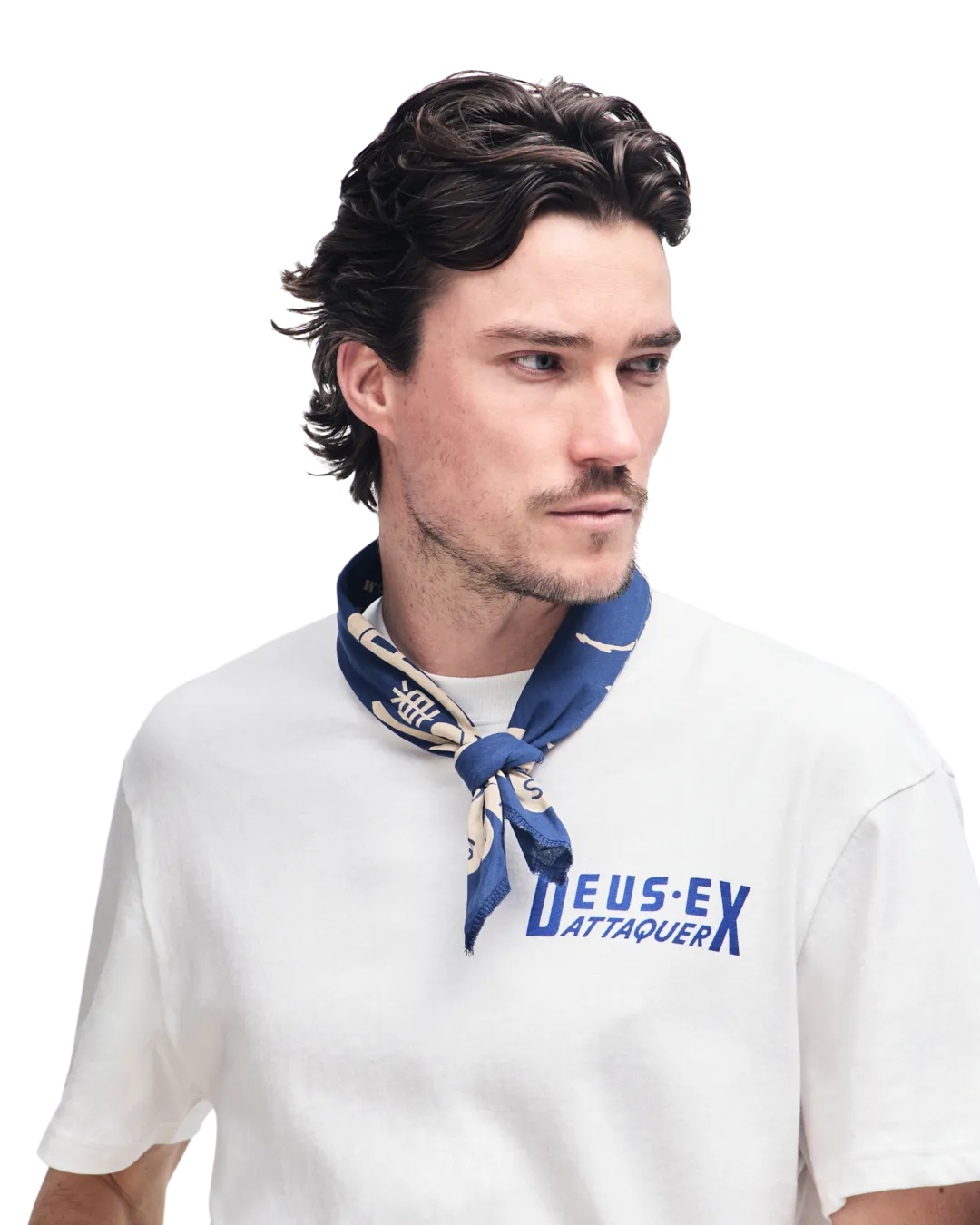 Deus Ex Attaquer Puncture Bandana Blue - Image 3