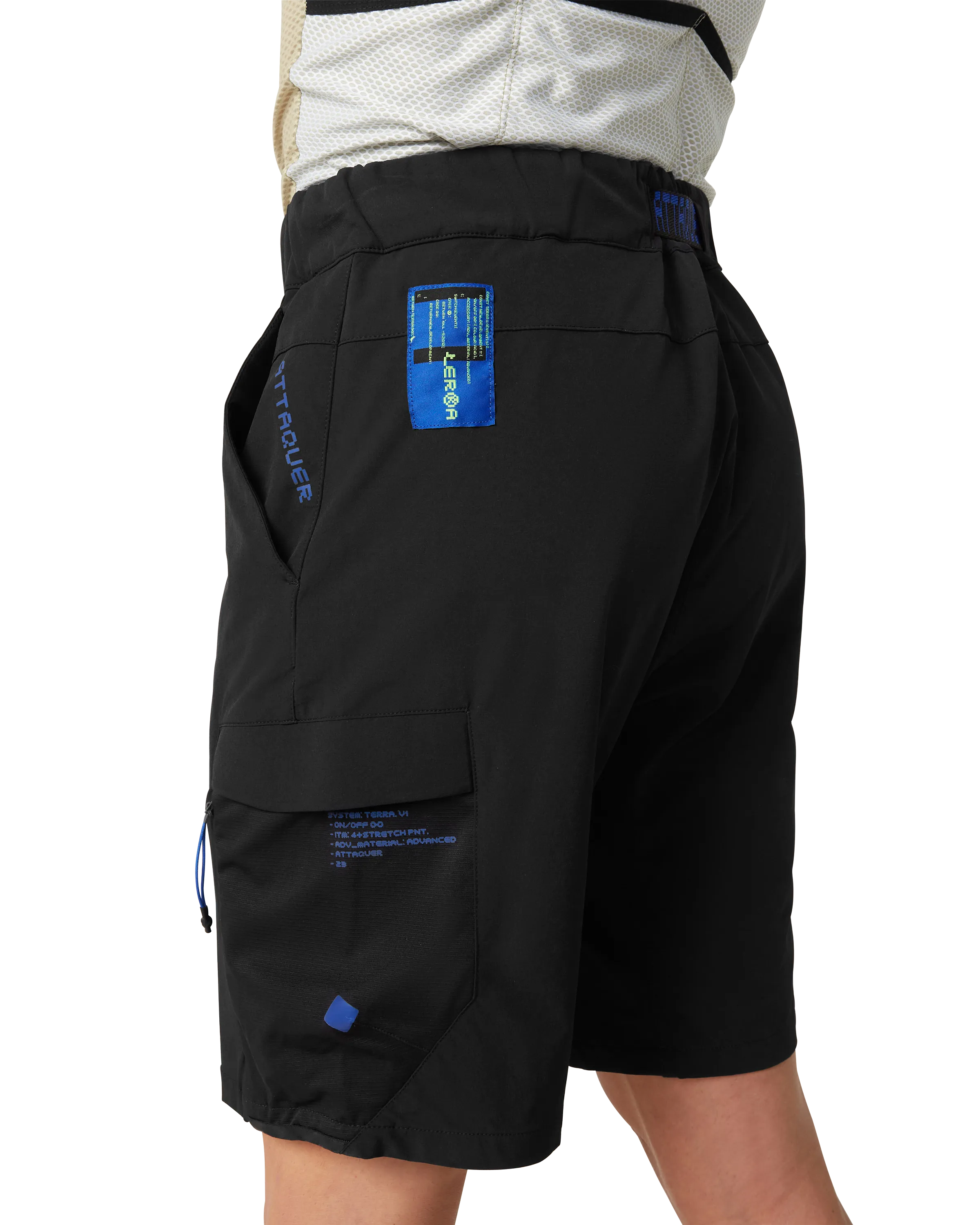 Terra Cargo Shorts Black - Image 8