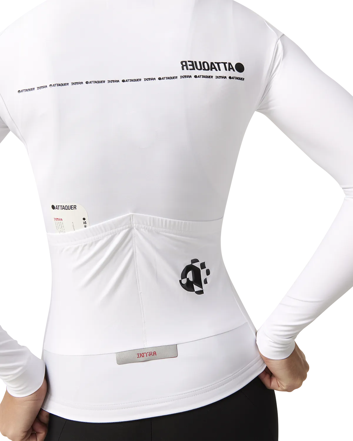 Intra Womens Winter Long Sleeve Jersey White - Image 4