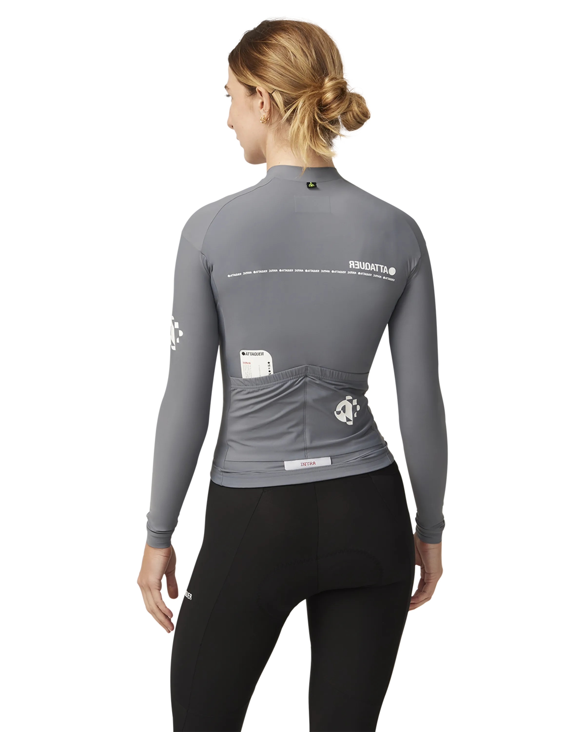 Intra Womens Winter Long Sleeve Jersey Zinc Grey - Image 3