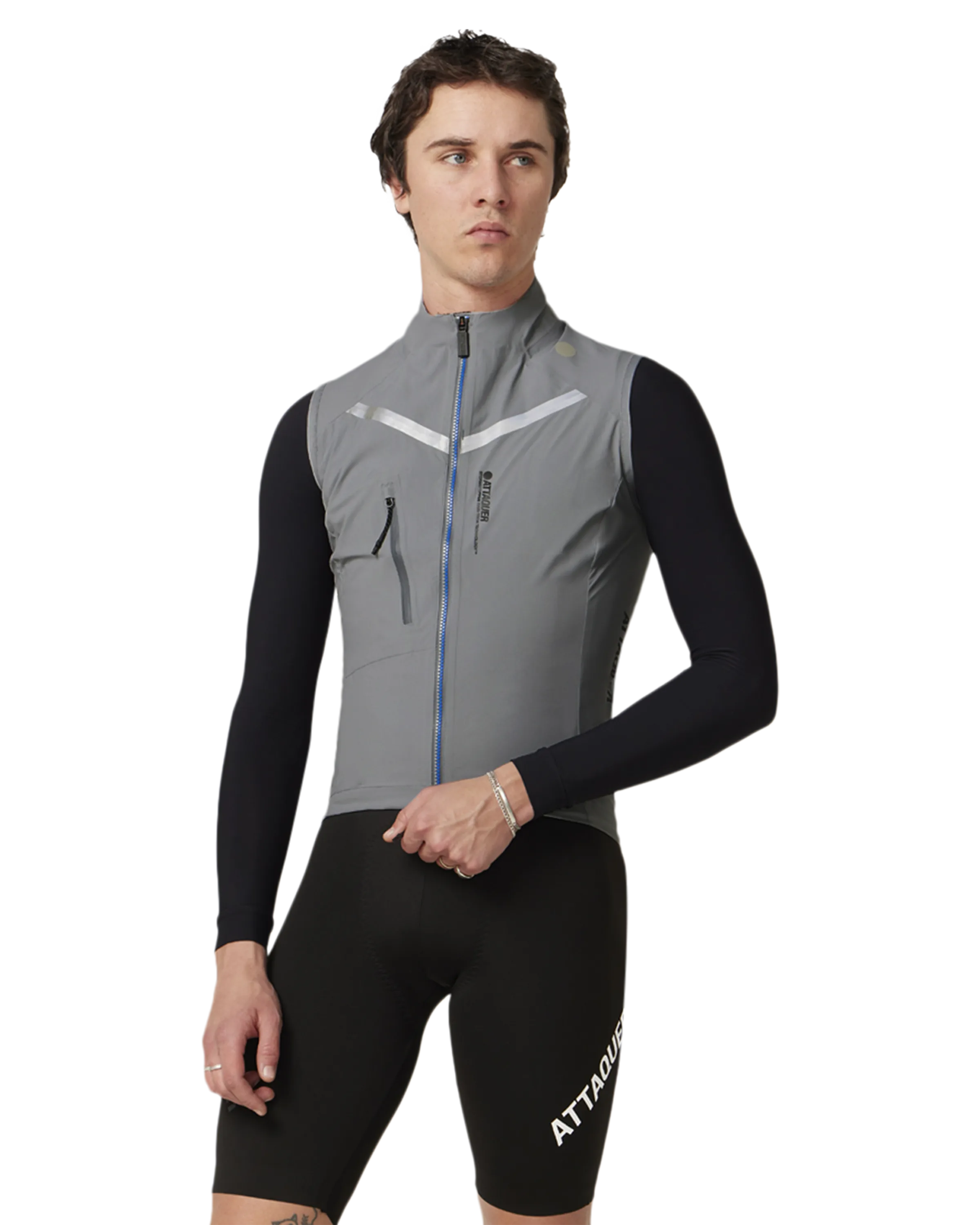 Race Rain Gilet Grey - Image 2