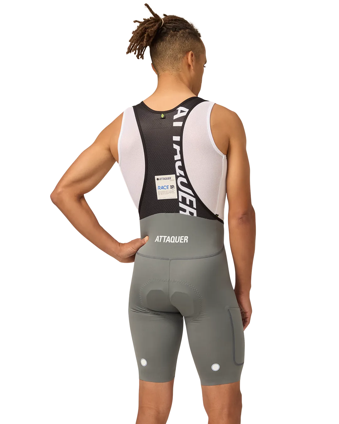 Race Cargo Bib Short Anthracite - Image 9