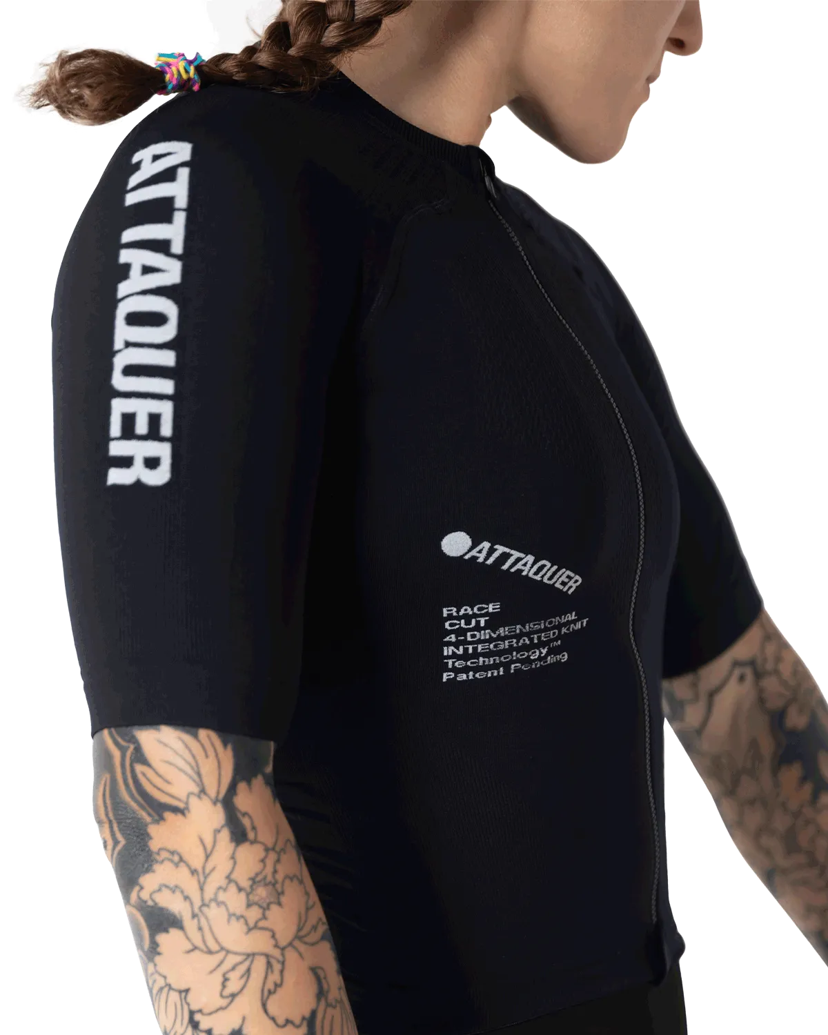 OrbKnit™️ Womens Race Jersey Black - Image 3