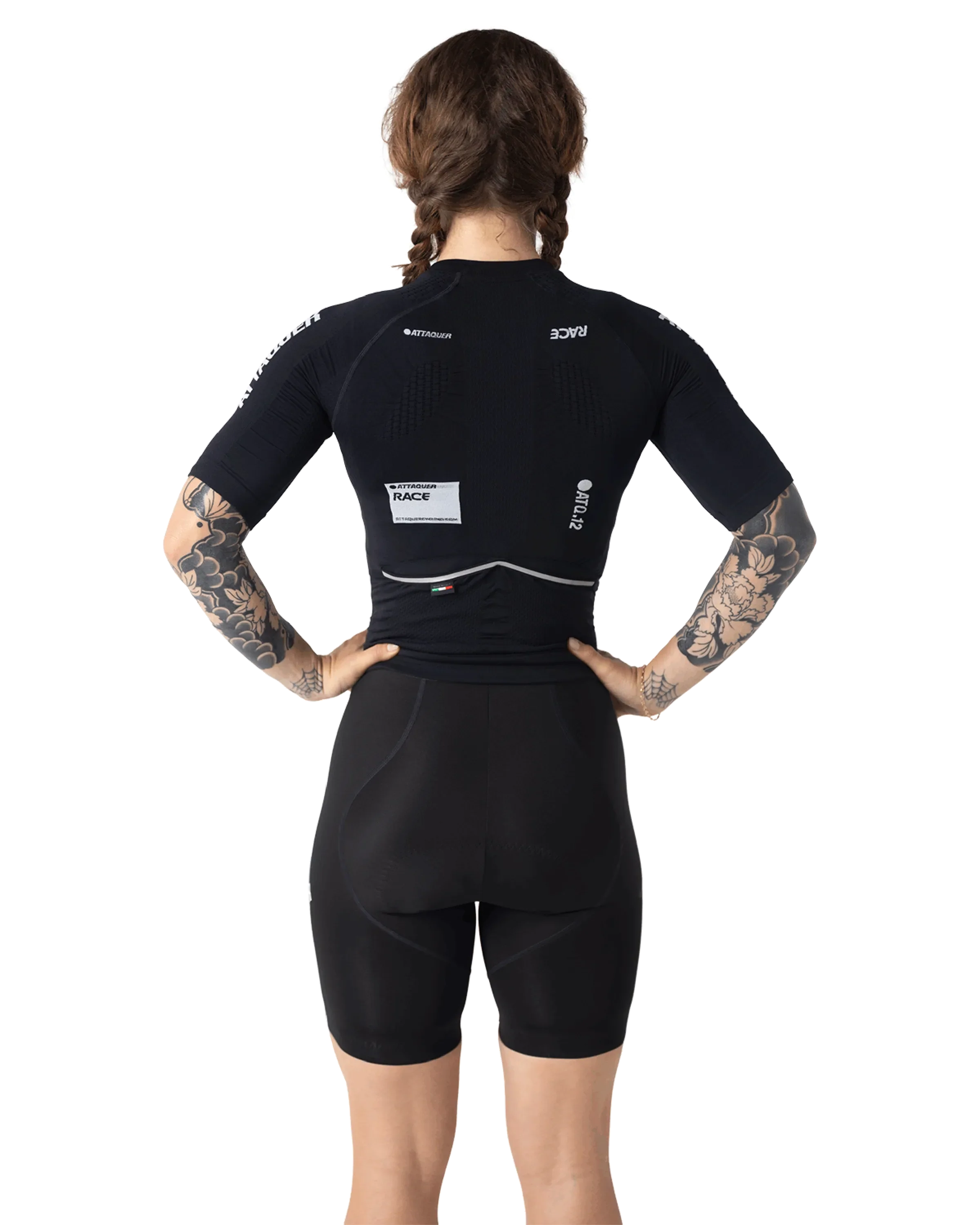 OrbKnit™️ Womens Race Jersey Black - Image 4