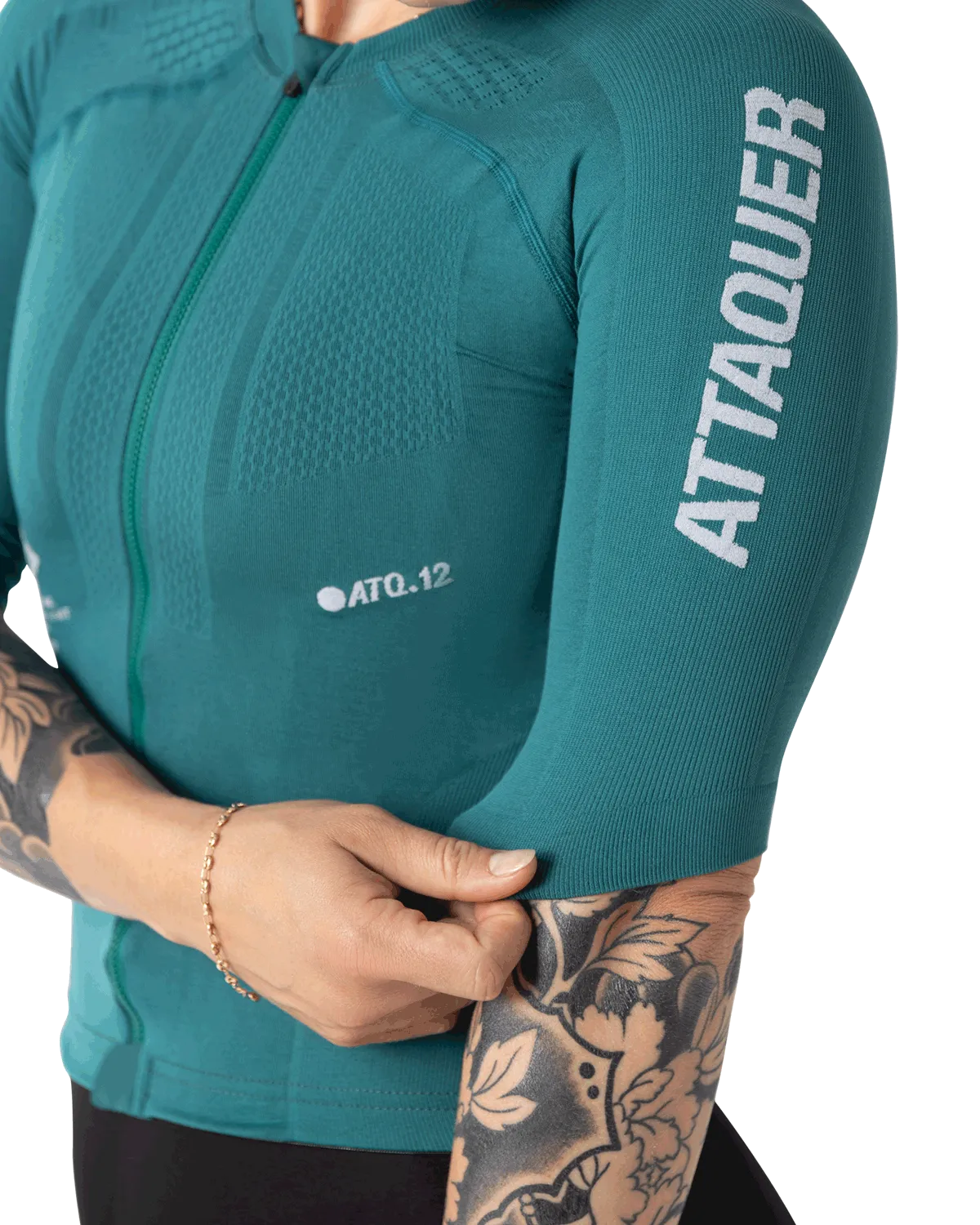 OrbKnit™️ Womens Race Jersey Emerald - Image 3