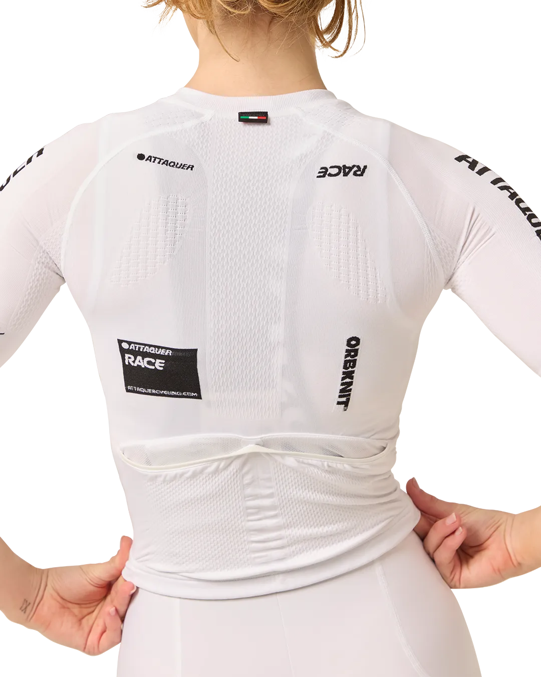 OrbKnit™️ Womens Race Jersey White - Image 6