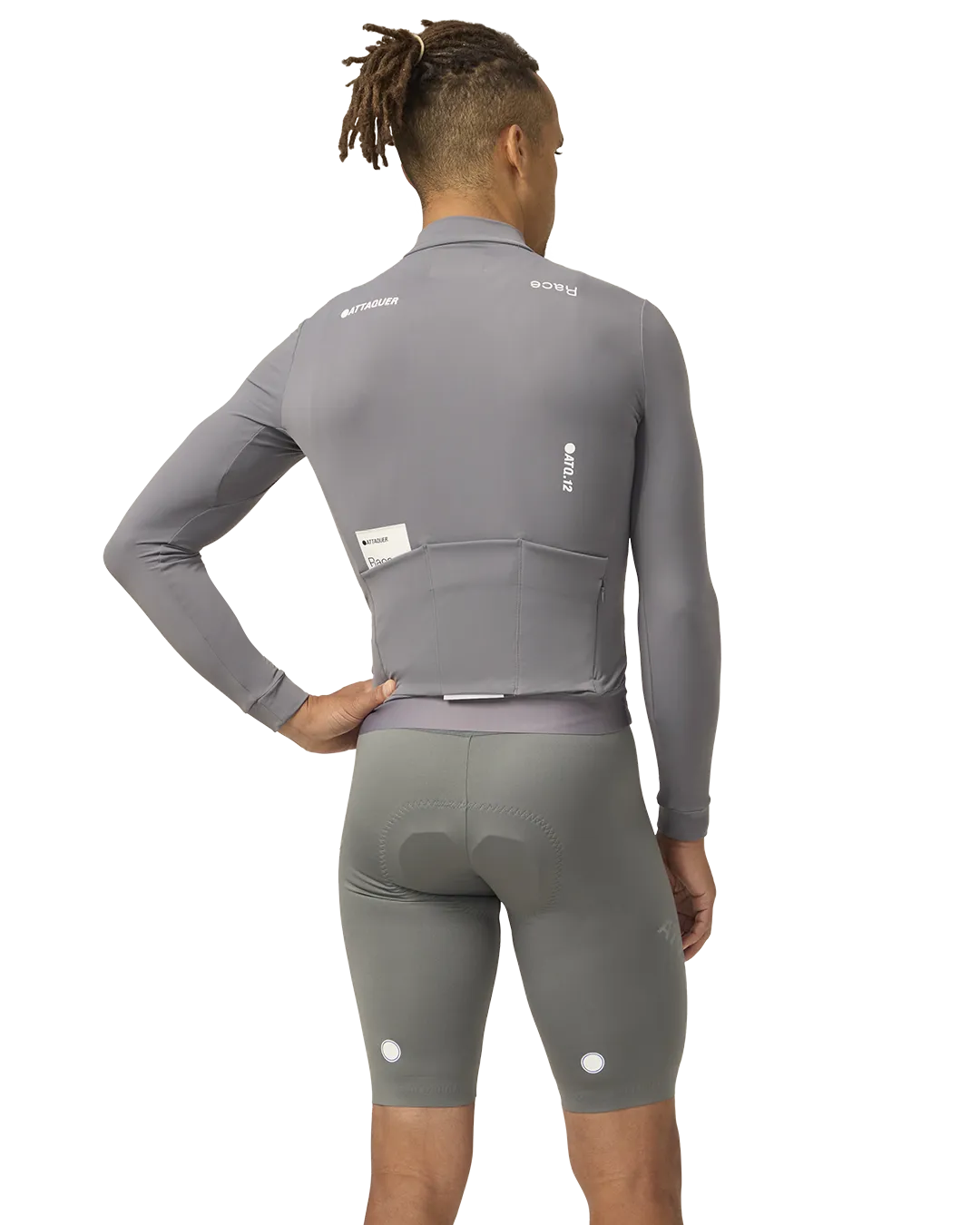 Race Winter Long Sleeved Jersey Anthracite - Image 9
