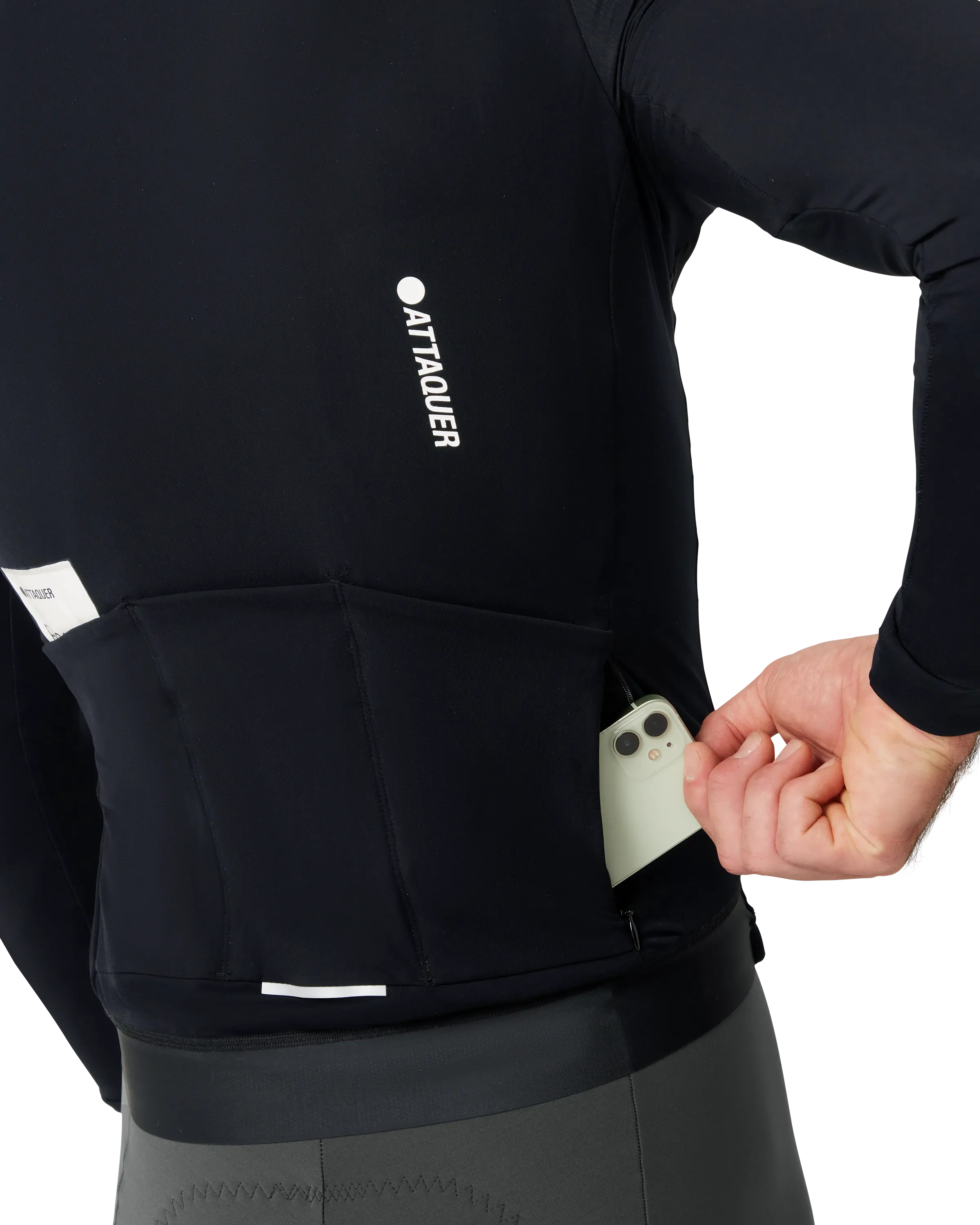 Race Winter Long Sleeved Jersey Black - Image 4