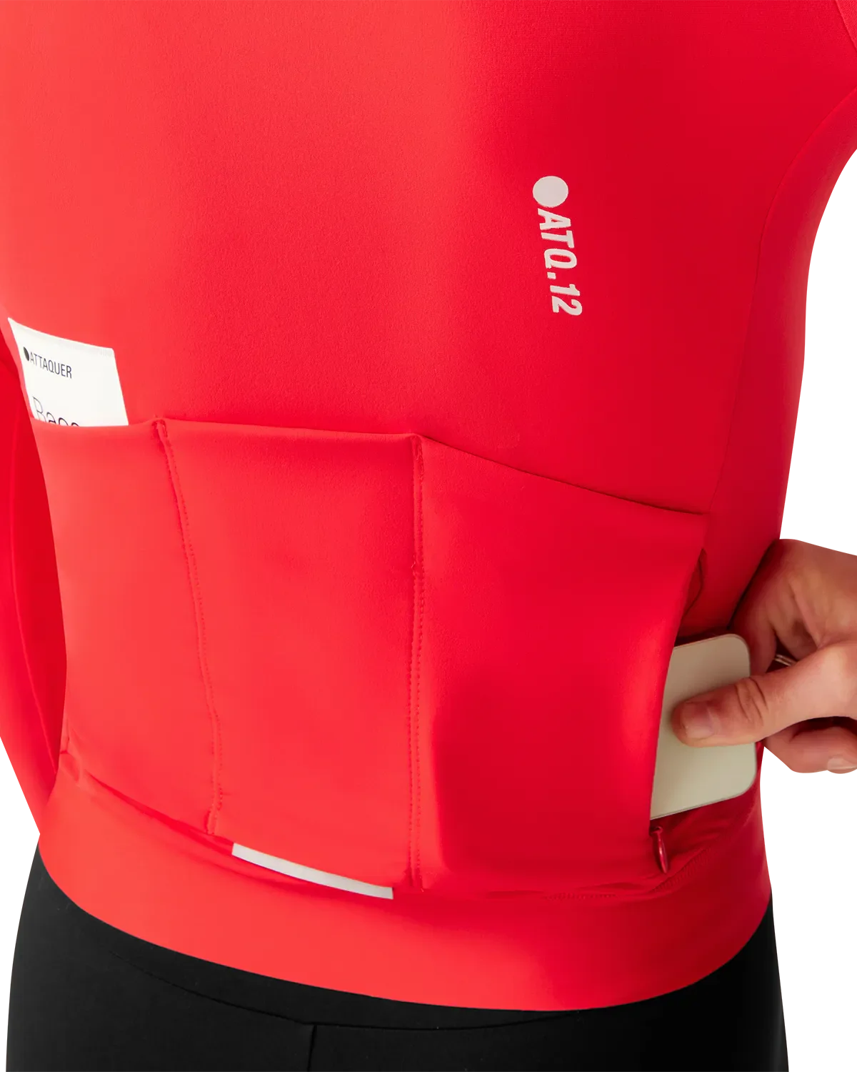 Race Winter Long Sleeved Jersey Red - Image 5