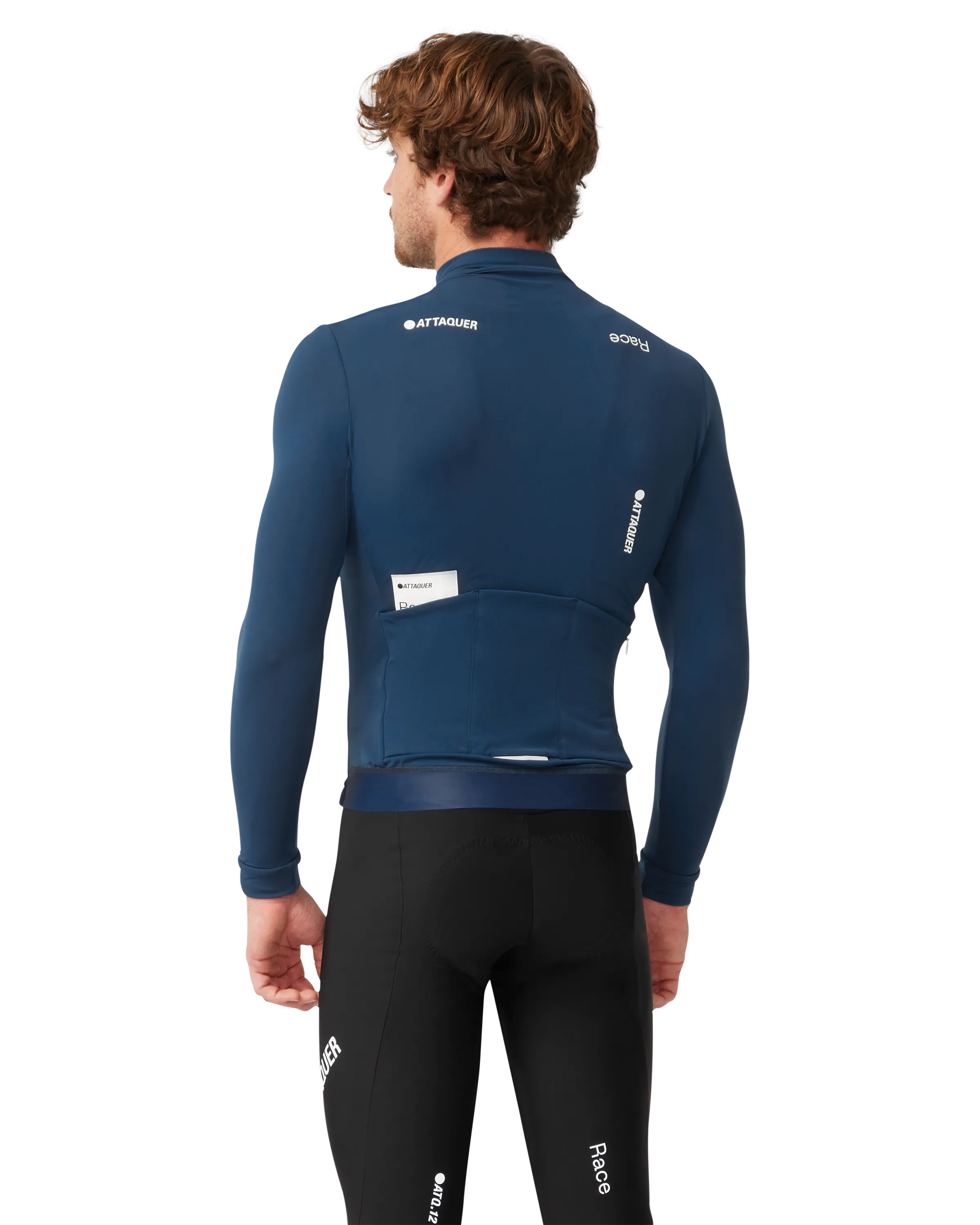 Race Winter Long Sleeved Jersey Vintage Blue - Image 3