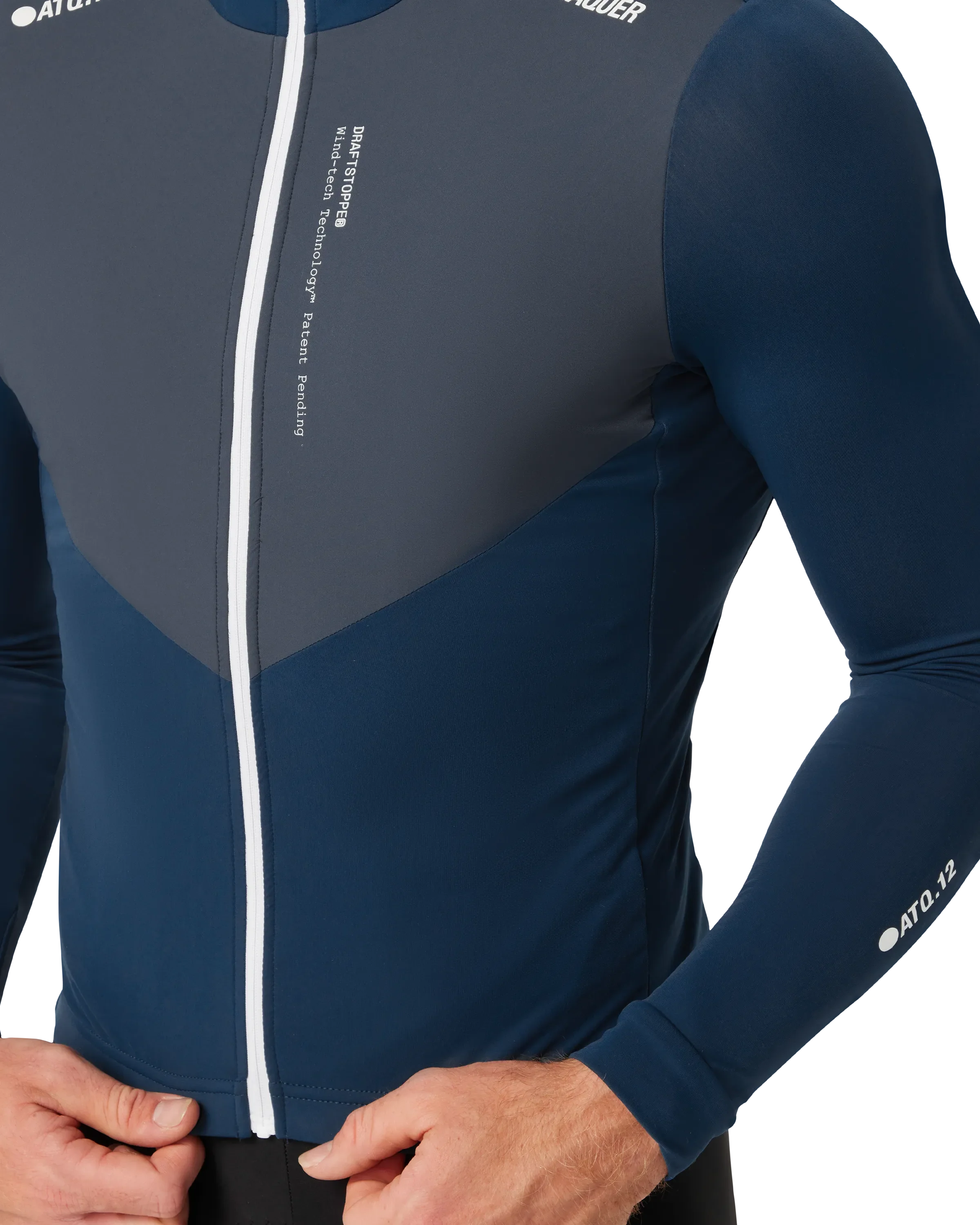 Race Winter Long Sleeved Jersey Vintage Blue - Image 5