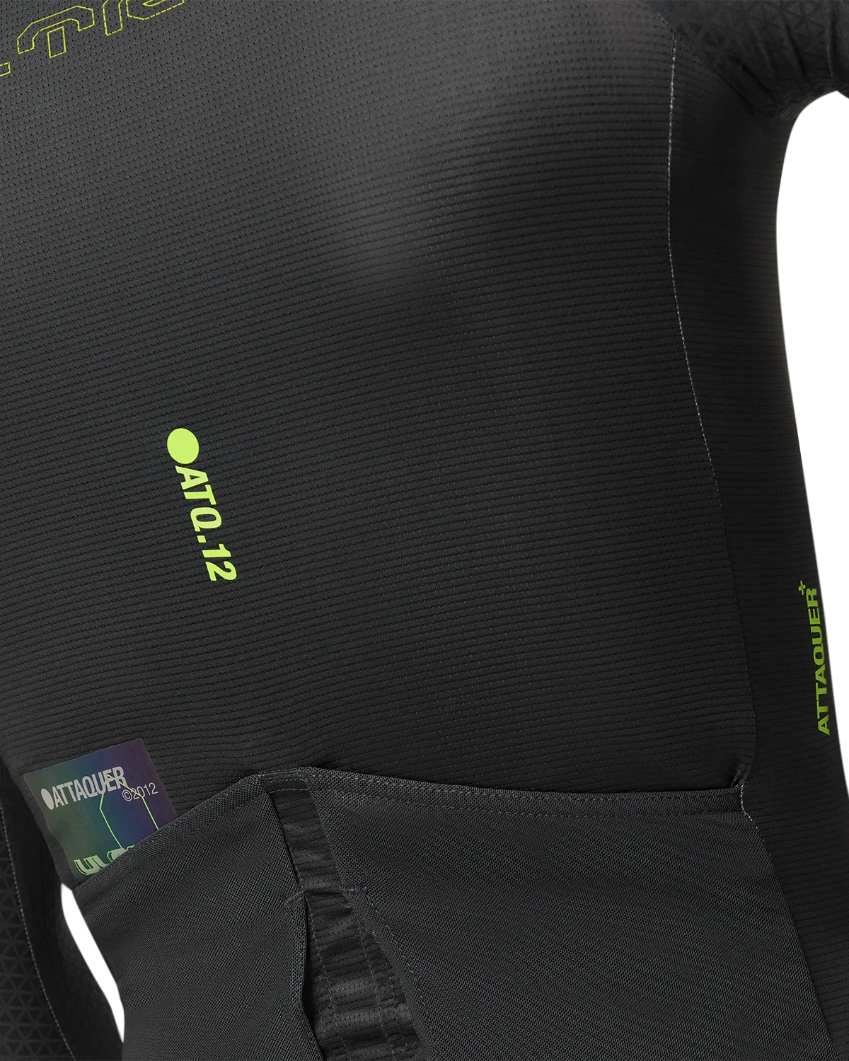 ULTRA: Aero Long Sleeved Jersey Anthracite/Lime - Image 6