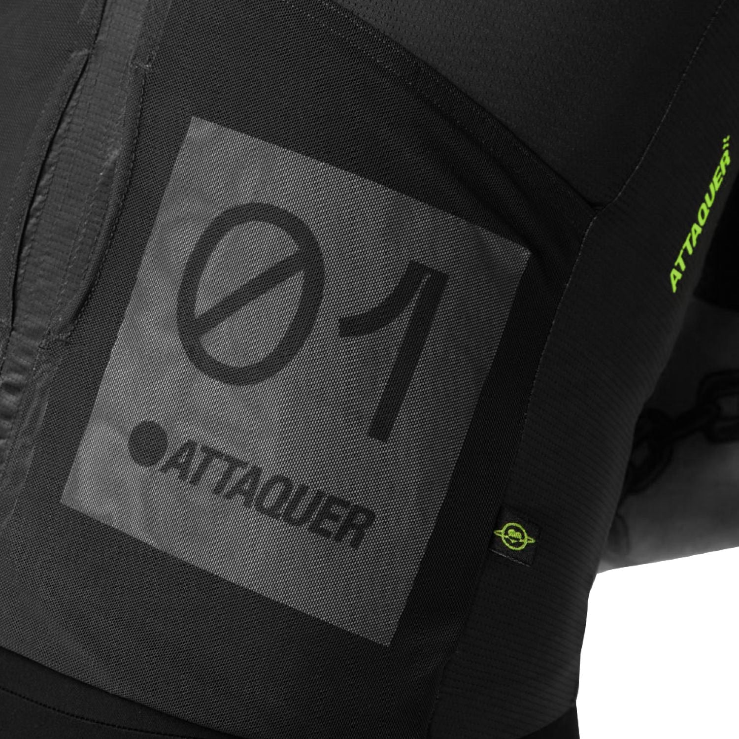 ULTRA: Aero Long Sleeved Jersey Anthracite/Lime - Image 8