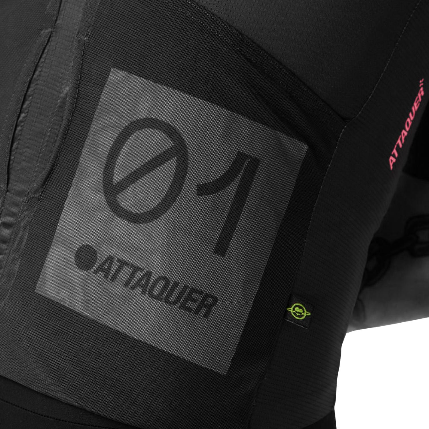 ULTRA: Aero Long Sleeved Jersey Black/Neon Pink - Image 8