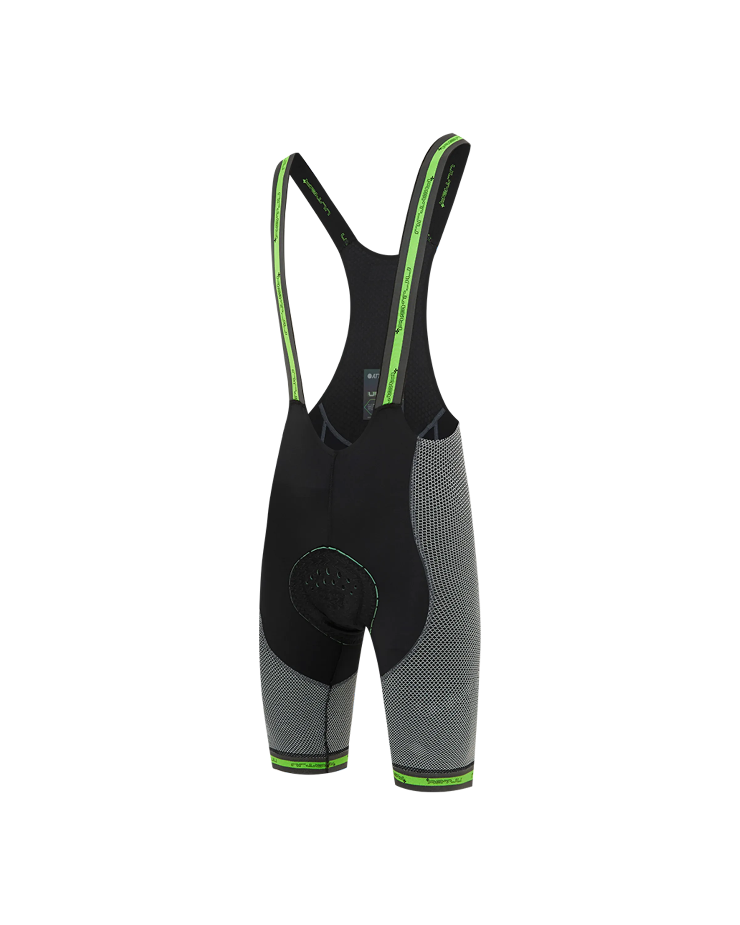 ULTRA: Climbers Bib Short Black/Neon Green - Image 7
