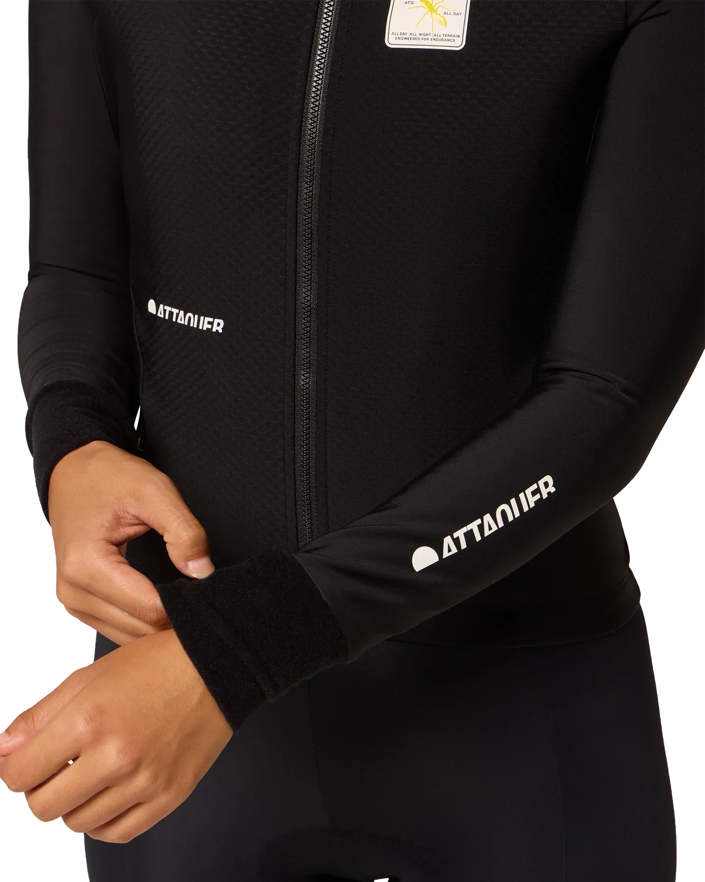 Womens All Day Winter Long Sleeved Jersey Black - Image 6