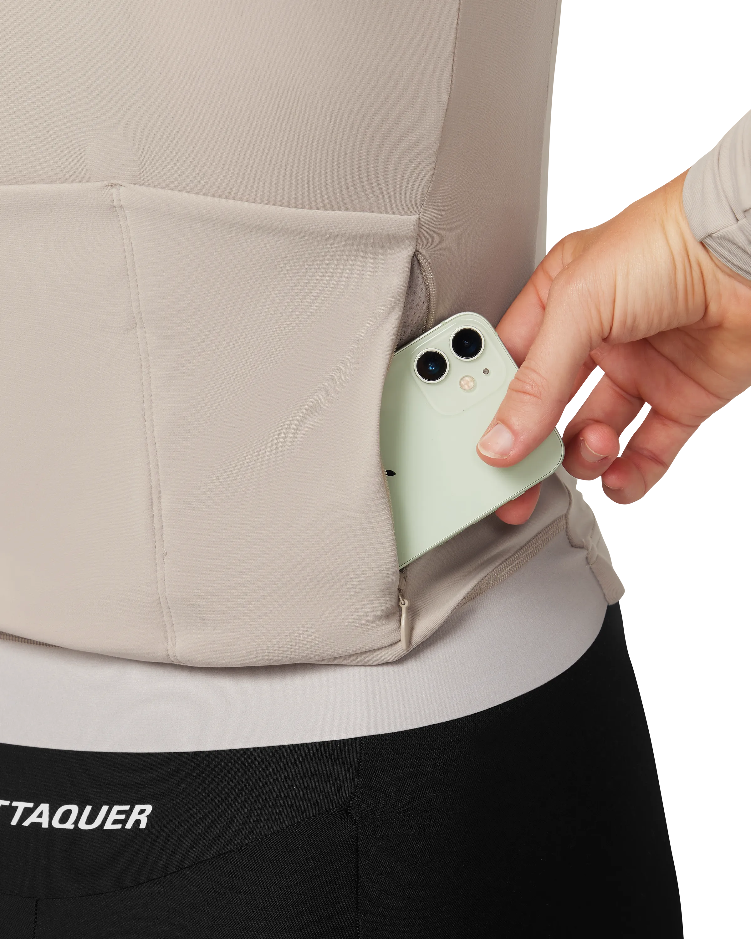 Womens Race Winter Long Sleeved Jersey Eggshell - Image 5