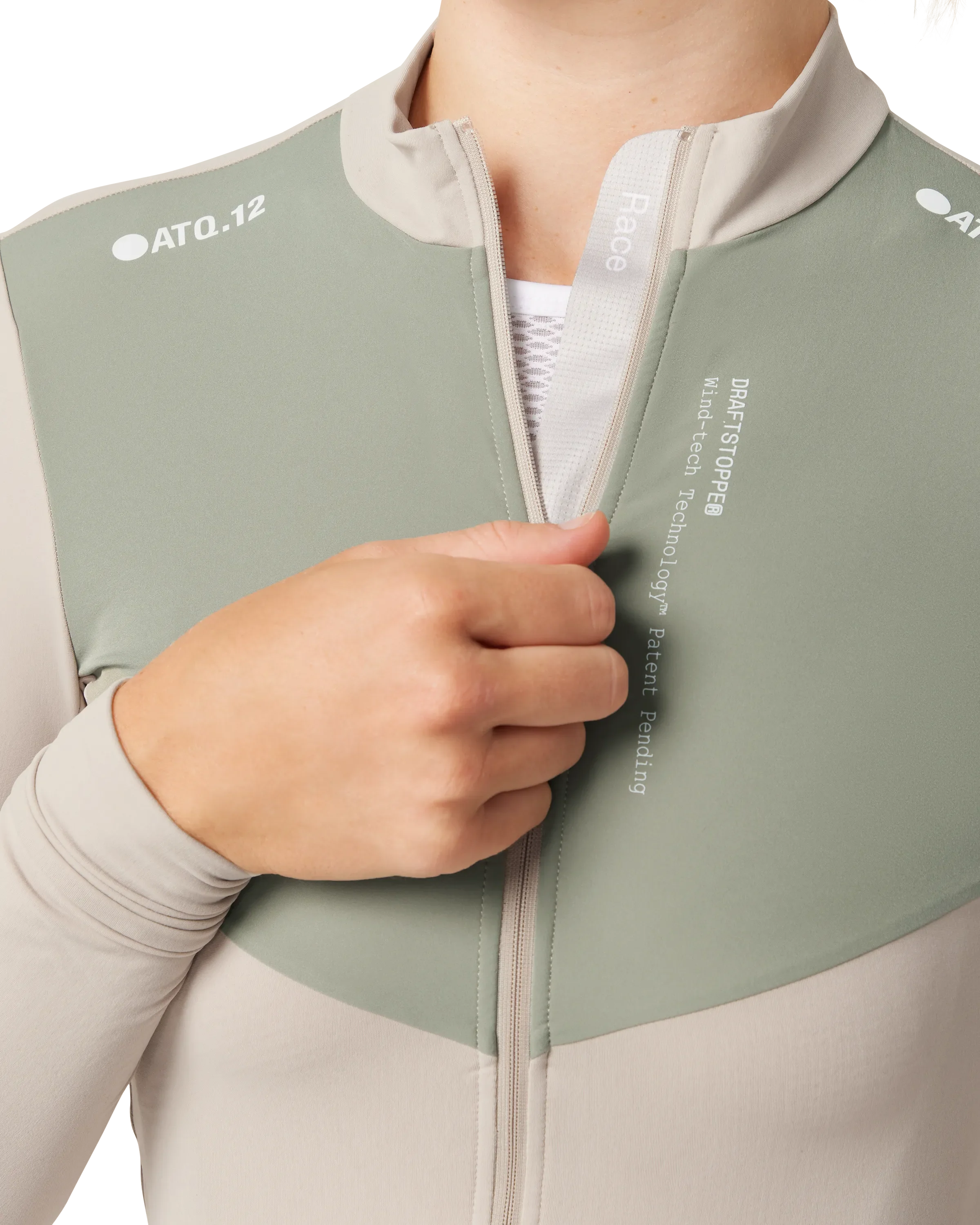 Womens Race Winter Long Sleeved Jersey Eggshell - Image 6