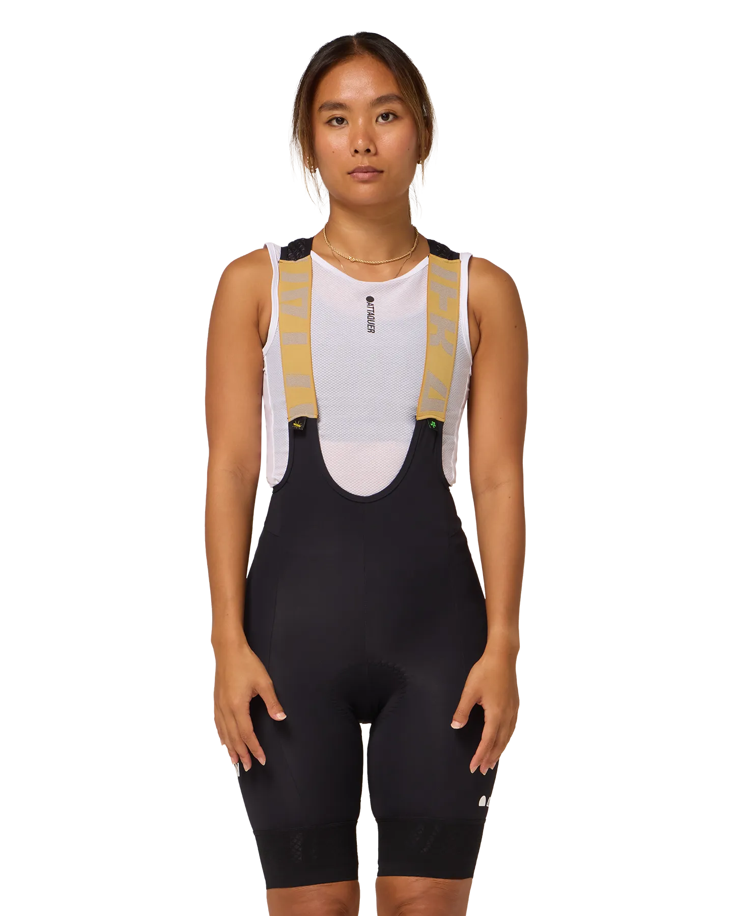 Womens All Day Bib Short Black - Image 3