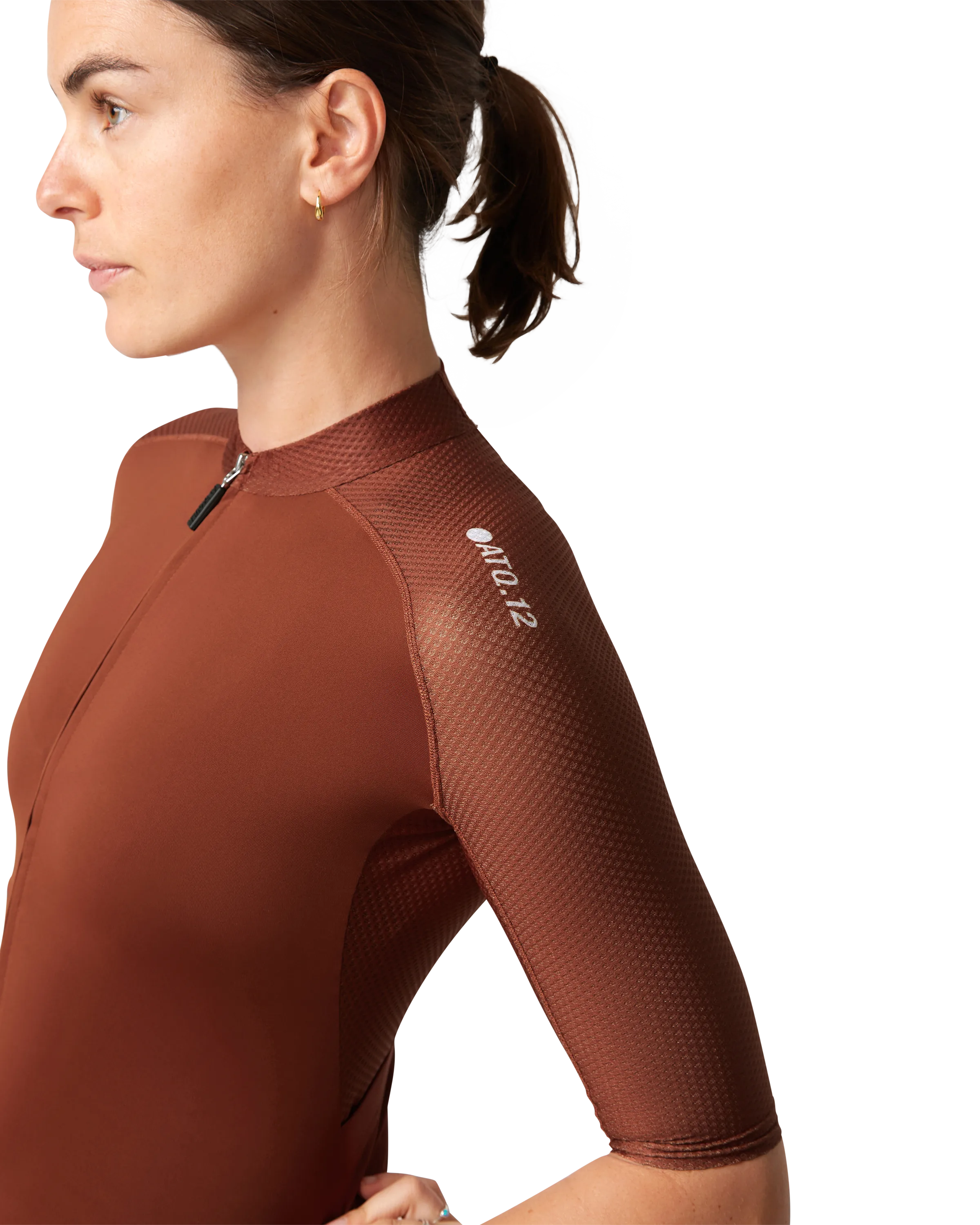 Womens All Day Jersey Burnt Orange - Image 4