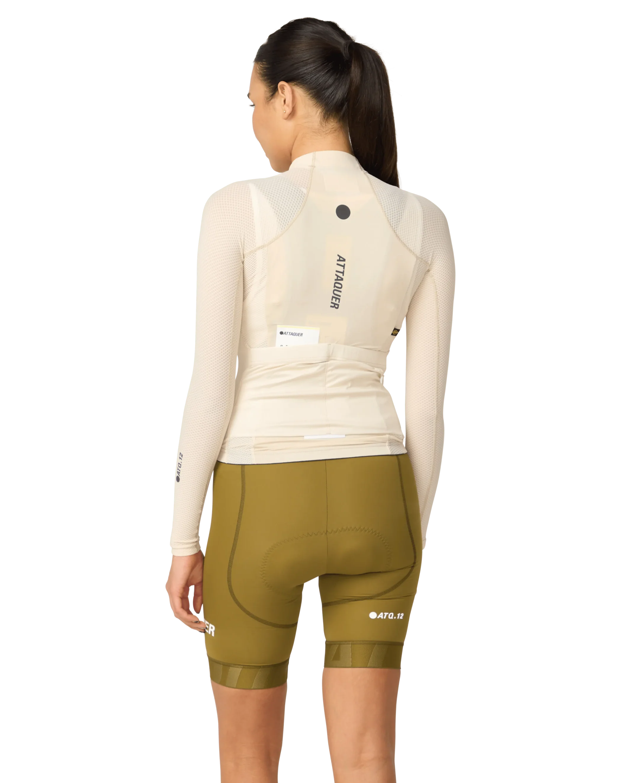 Womens All Day Summer Long Sleeve Jersey Eggshell - Image 3