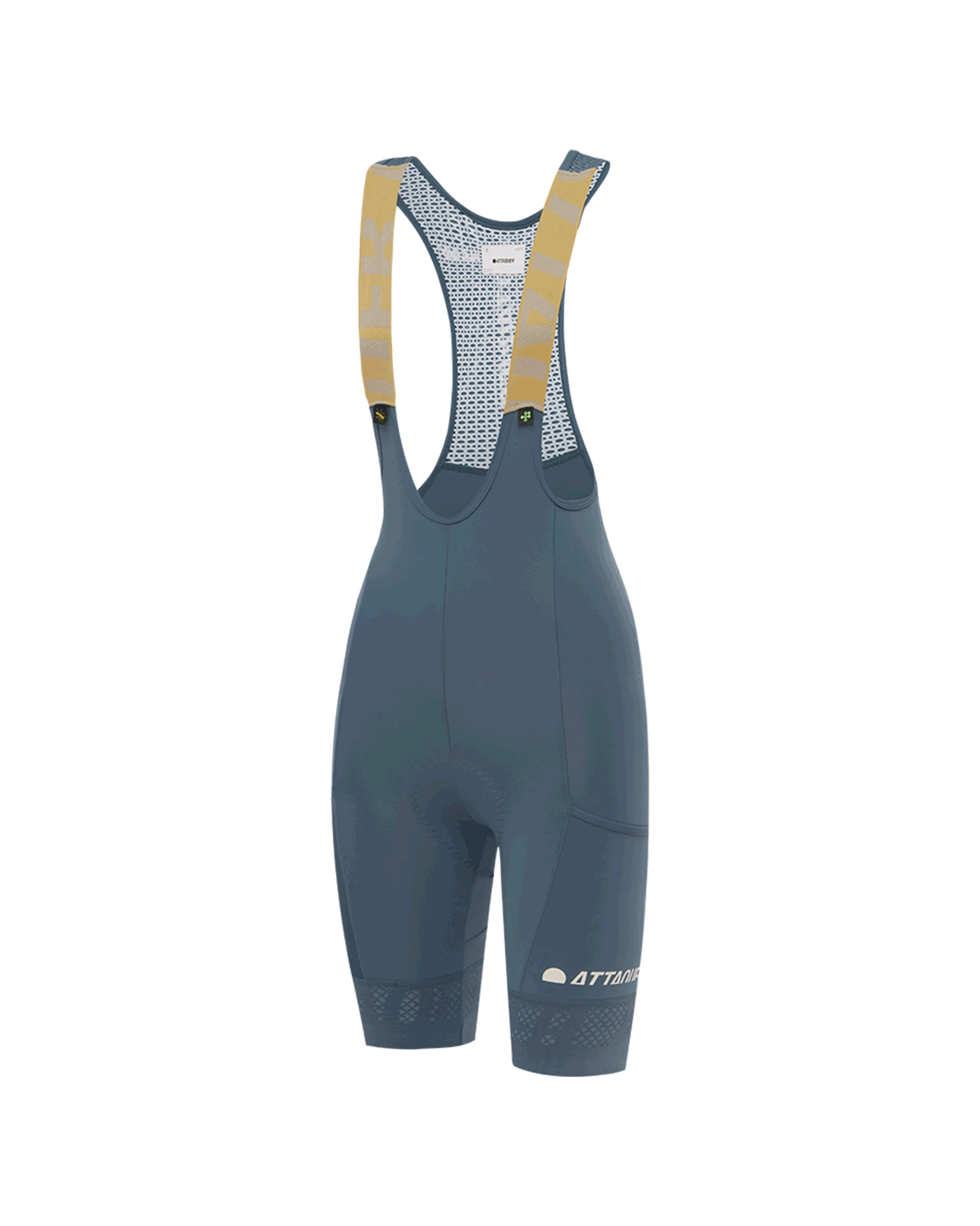 Womens All Day Cargo Bib Short Steel