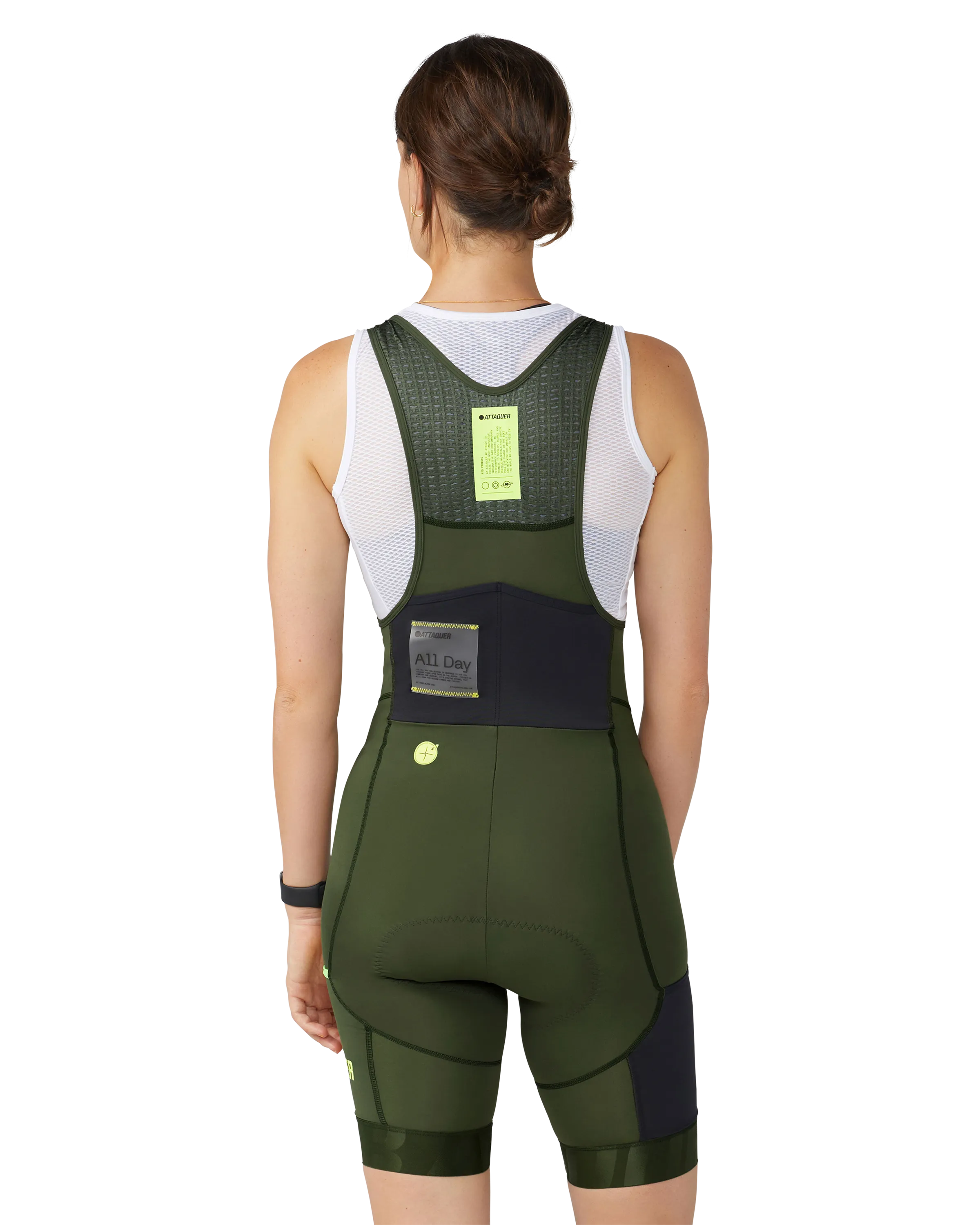 Womens Cargo Bib Pine - Image 3
