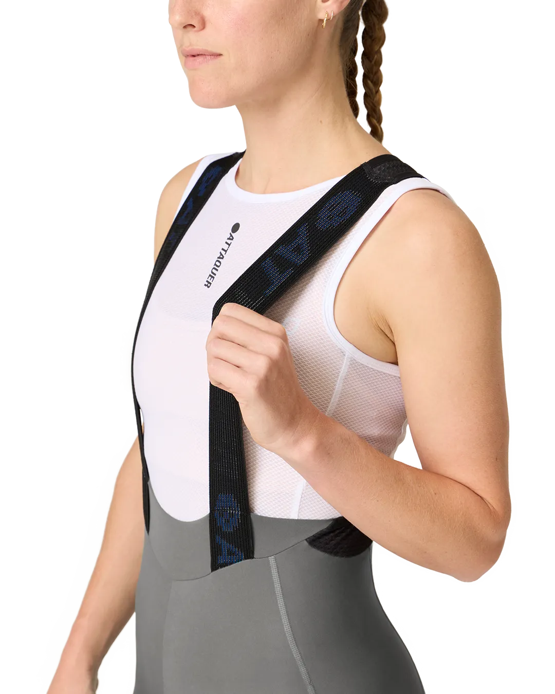 Womens Race Cargo Bib Short Anthracite - Image 7